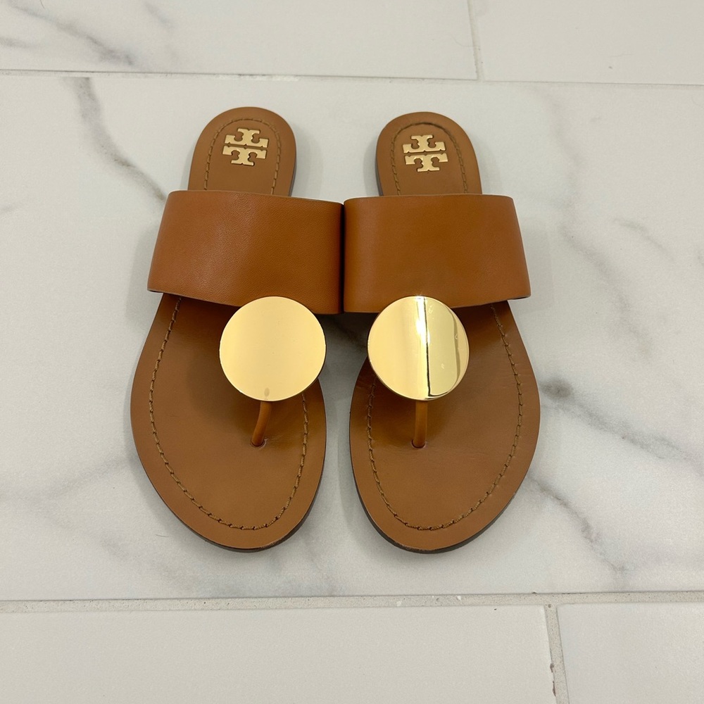 Tory Burch Patos Disk Sandals (8M) - Great Condition